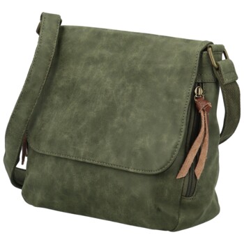 Dámska crossbody kabelka tmavo zelená - Paolo bags Aiden