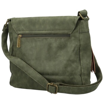 Dámska crossbody kabelka tmavo zelená - Paolo bags Aiden