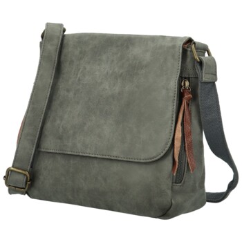 Dámska crossbody kabelka tmavo šedá - Paolo bags Aiden