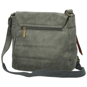 Dámska crossbody kabelka tmavo šedá - Paolo bags Aiden