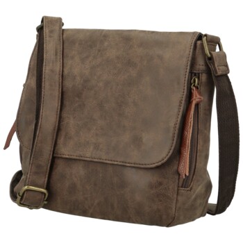Dámska crossbody kabelka coffee - Paolo bags Aiden