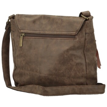 Dámska crossbody kabelka coffee - Paolo bags Aiden