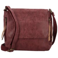 Dámska crossbody kabelka vínová - Paolo bags Aiden