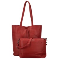 Dámsky set kabeliek červený - Paolo bags Marika