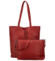 Dámsky set kabeliek červený - Paolo bags Marika