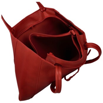 Dámsky set kabeliek červený - Paolo bags Marika