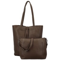 Dámsky set kabeliek coffee - Paolo bags Marika