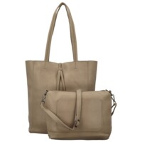 Dámsky set kabeliek béžový - Paolo bags Marika