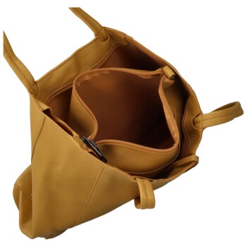 Dámsky set kabeliek žltý - Paolo bags Marika