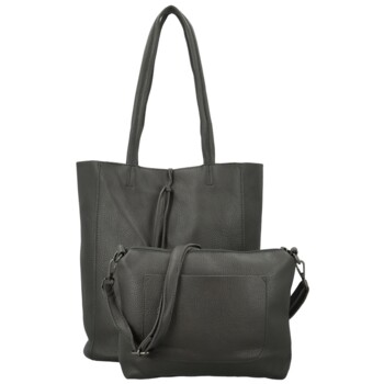 Dámsky set kabeliek tmavo šedý - Paolo bags Marika