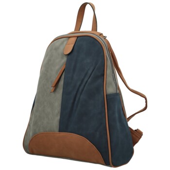 Dámsky kabelko/batôžtek šedo/modrý - Paolo bags Kavaya