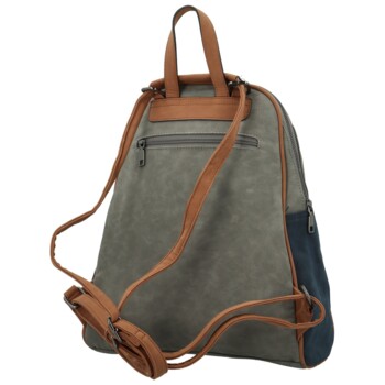 Dámsky kabelko/batôžtek šedo/modrý - Paolo bags Kavaya