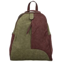 Dámsky kabelko/batôžtek zeleno/vínový - Paolo bags Kavaya