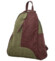 Dámsky kabelko/batôžtek zeleno/vínový - Paolo bags Kavaya