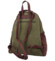 Dámsky kabelko/batôžtek zeleno/vínový - Paolo bags Kavaya