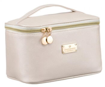 Dámska kozmetická taška krémová - Peterson Selwyn