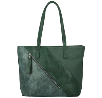 Dámska kabelka na rameno tmavo zelená - Firenze Valdema