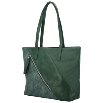 Dámska kabelka na rameno tmavo zelená - Firenze Valdema