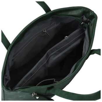 Dámska kabelka na rameno tmavo zelená - Firenze Valdema