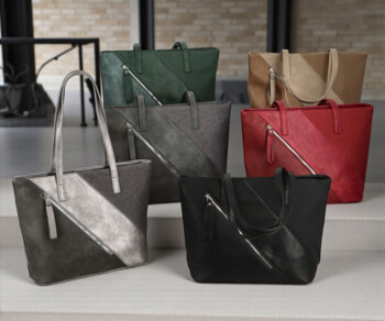 Dámska kabelka na rameno tmavo zelená - Firenze Valdema