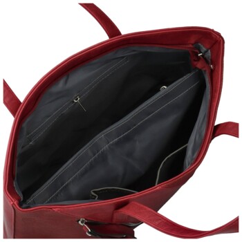 Dámska kabelka na rameno vínová - Firenze Valdema