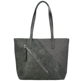 Dámska kabelka na rameno tmavo šedá - Firenze Valdema