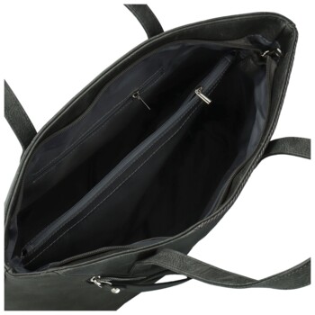 Dámska kabelka na rameno tmavo šedá - Firenze Valdema