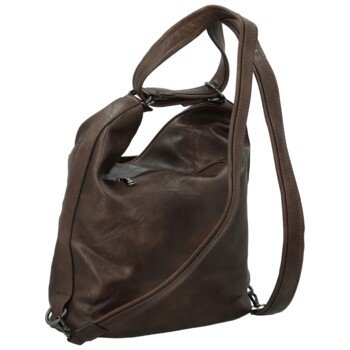 Dámsky kabelko/batoh coffee - Romina & Co Bags Aglaia