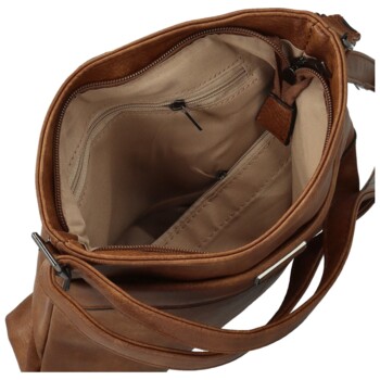 Dámska crossbody kabelka hnedá - Romina & Co Bags Tayiba