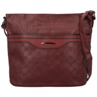 Dámska crossbody kabelka vínová - Romina & Co Bags Gemma
