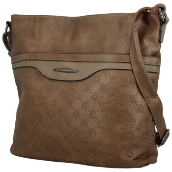 Dámska crossbody kabelka tmavo béžová - Romina & Co Bags Gemma