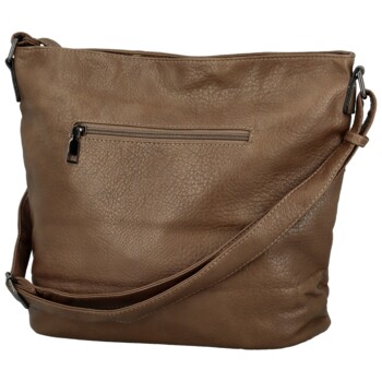 Dámska crossbody kabelka tmavo béžová - Romina & Co Bags Gemma