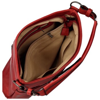 Dámska kabelka na rameno červená - Romina & Co Bags Elisa