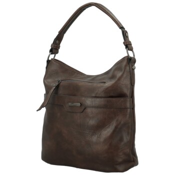 Dámska kabelka na rameno coffee - Romina & Co Bags Elisa