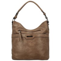 Dámska kabelka na rameno tmavo béžová - Romina & Co Bags Elisa