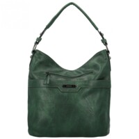 Dámska kabelka na rameno tmavo zelená - Romina & Co Bags Elisa