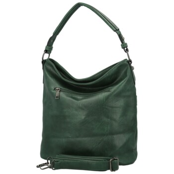 Dámska kabelka na rameno tmavo zelená - Romina & Co Bags Elisa
