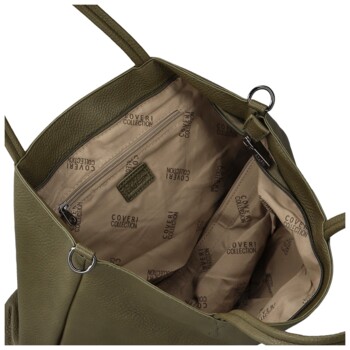 Dámska kabelka na rameno zelená - Coveri Lusy