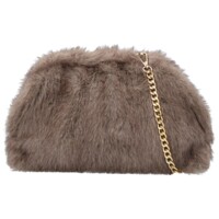 Dámska crossbody kabelka hnedo/sivá - Firenze Luiza