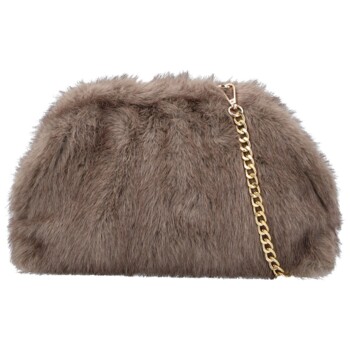 Dámska crossbody kabelka hnedo/sivá - Firenze Luiza