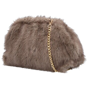 Dámska crossbody kabelka hnedo/sivá - Firenze Luiza