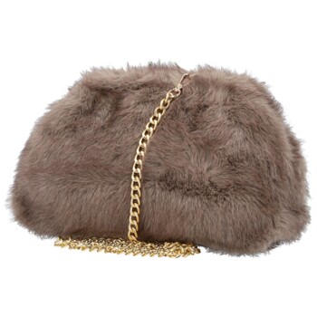 Dámska crossbody kabelka hnedo/sivá - Firenze Luiza