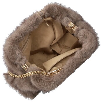 Dámska crossbody kabelka hnedo/sivá - Firenze Luiza