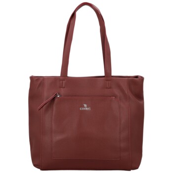 Dámska kabelka na rameno vínová - Coveri Eniola