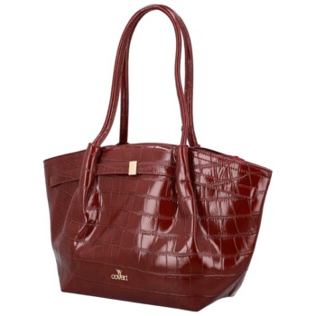 Dámska kabelka na rameno vínová - Coveri Rosica