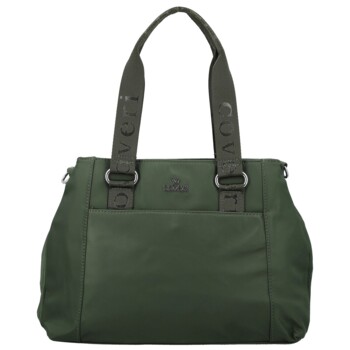 Dámska kabelka do ruky tmavo zelená - Coveri Fabricie