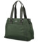 Dámska kabelka do ruky tmavo zelená - Coveri Fabricie
