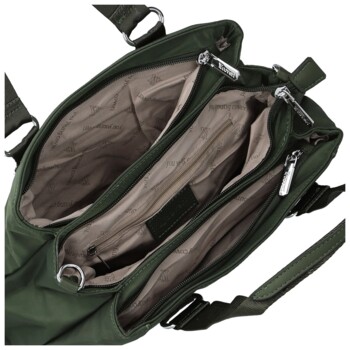 Dámska kabelka do ruky tmavo zelená - Coveri Fabricie