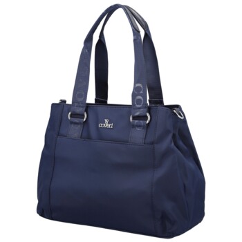 Dámska kabelka do ruky tmavo modrá - Coveri Fabricie