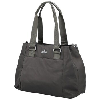 Dámska kabelka do ruky tmavo šedá - Coveri Fabricie